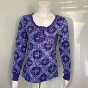 Vera Bradley long sleeve purple PJ Joggers set